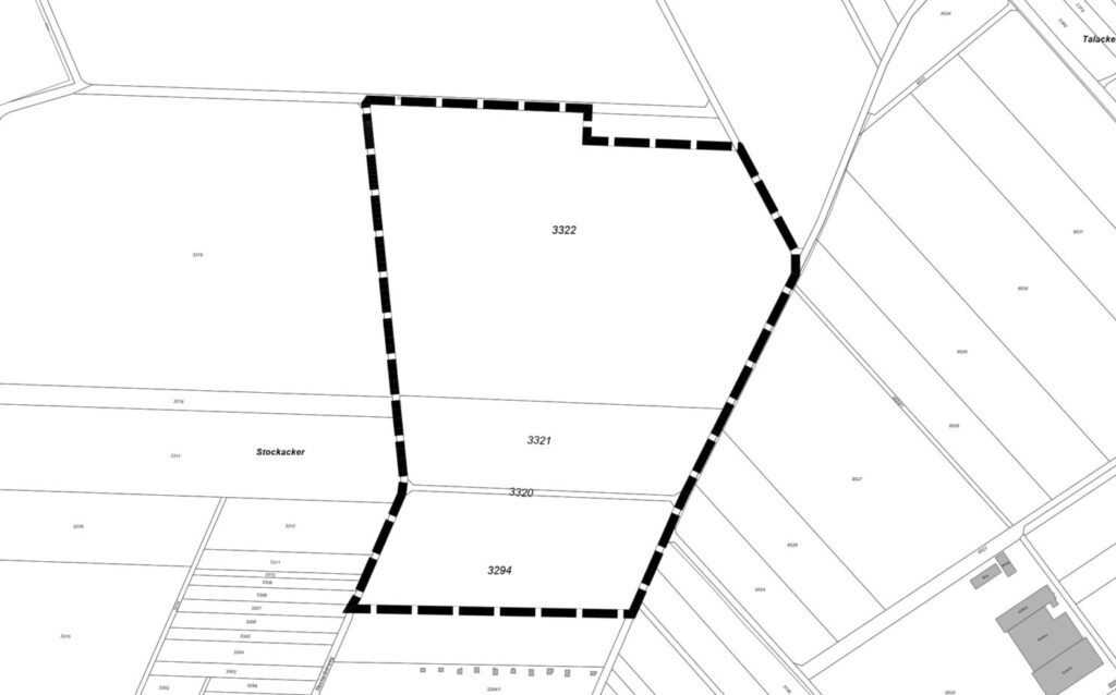 Lageplan des Bebauungsplans Agri-PV Stockacker der Gemeinde Eimeldingen