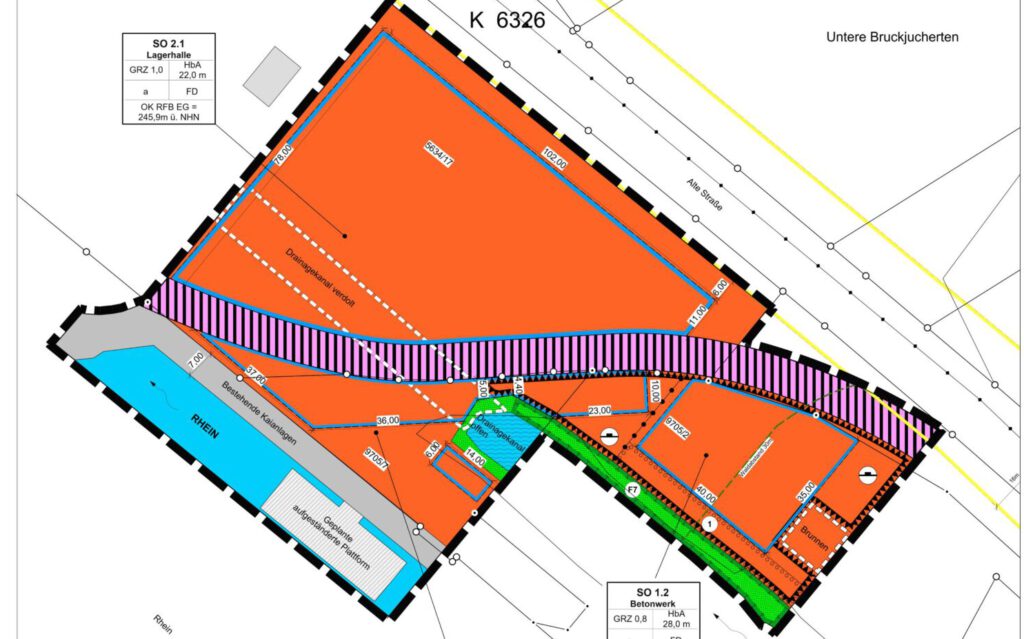 Bebauungsplan 1. Änderung Rheinvorland II der Stadt Weil am Rhein