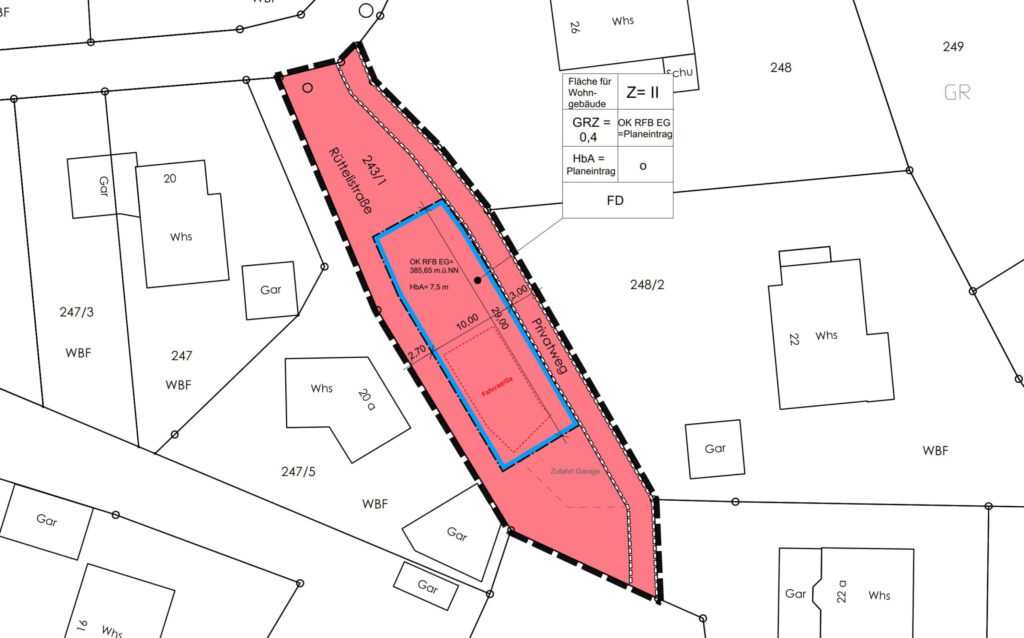 3. Änderung des Bebauungsplans Holzmatt in Schopfheim