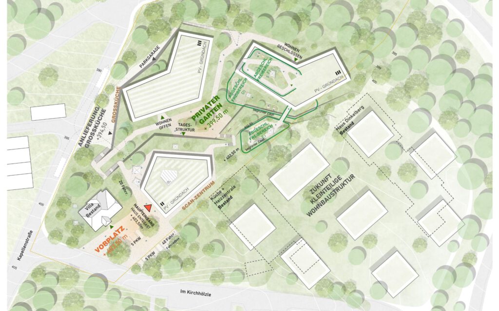 Lageplan Neues Haus Entegast