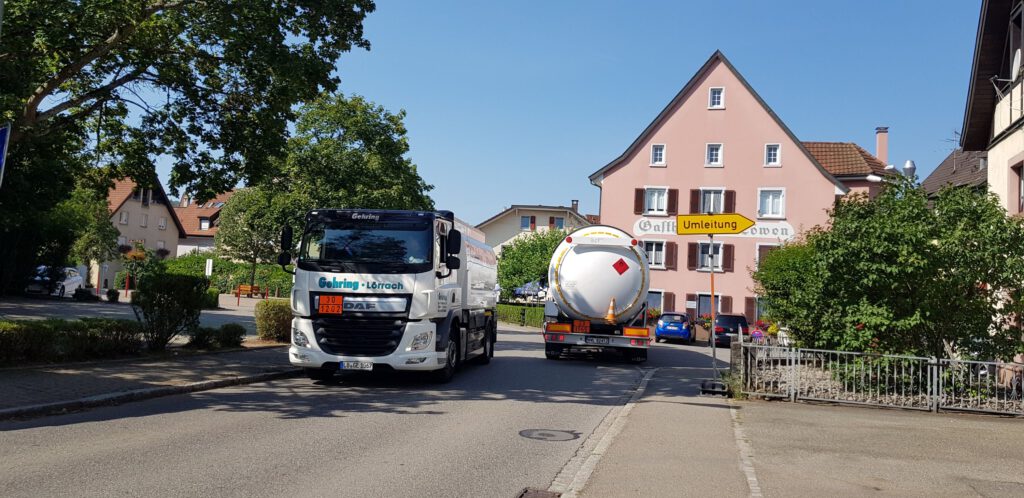 Sanierungsgebiet Steinen Bild an der Kreuzung in Steinen
