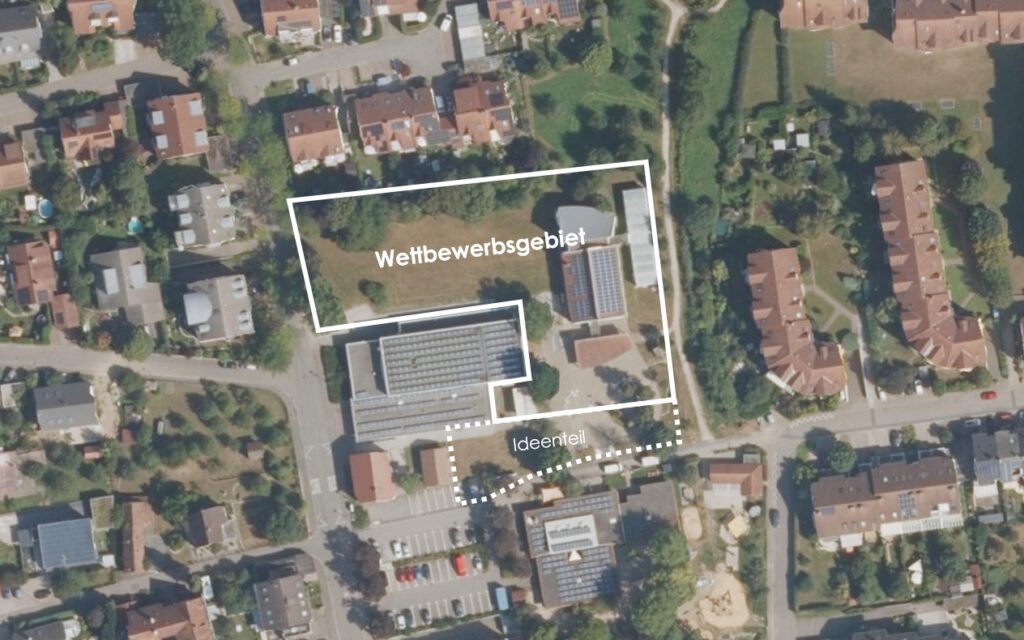 Wettbewerbsgebiet Erweiterung Hebelschule in Rheinfelden-Nollingen